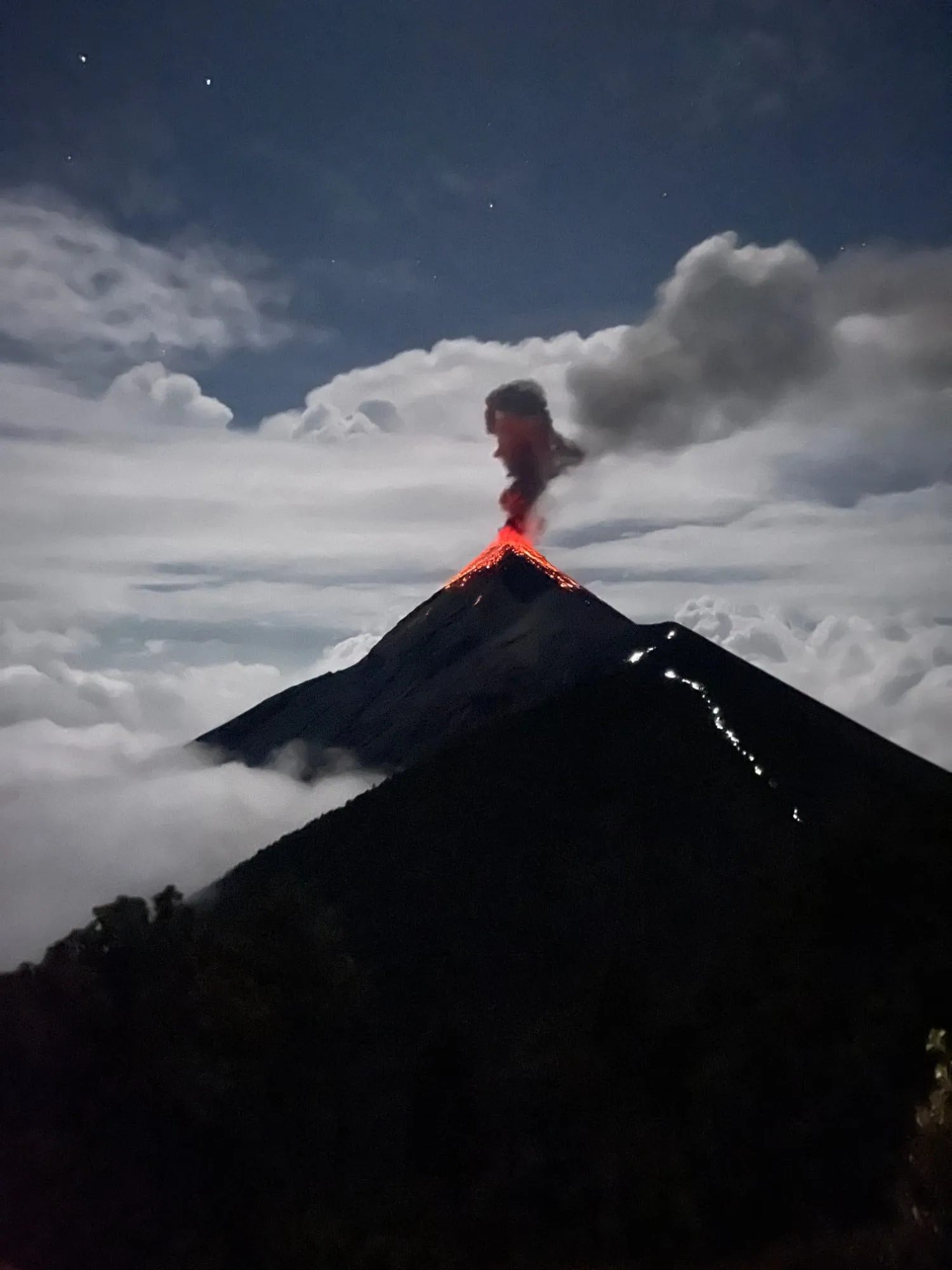 volcán de fuego, guatemala